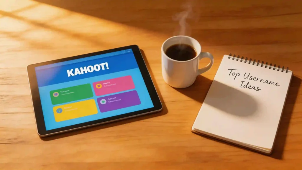 A list of curated kahoot usernames