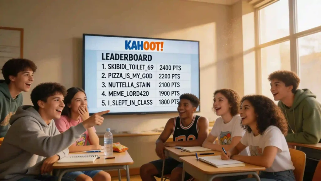 Kahoot usernames memes