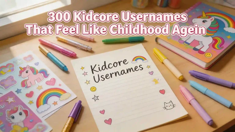300 kidcore usernames to feel like childhood again