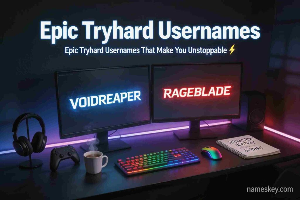 Short, clean and plain tryhard usernames