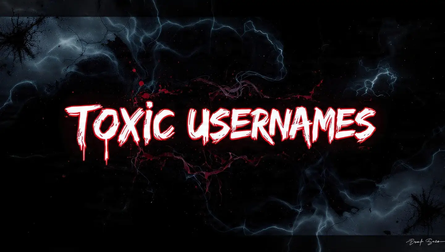 Toxic usernames filled with toxicity