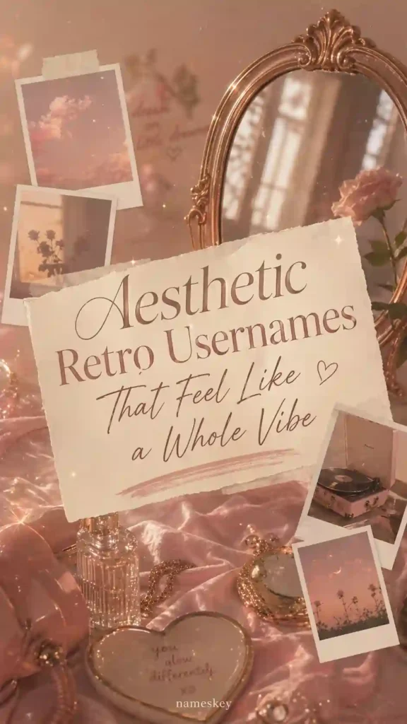 Aesthetic retro usernames that feel like a whole vibe