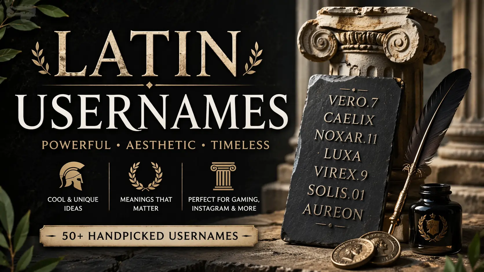 Latin Usernames for those who want to present themselves in a powerful and aesthetic way