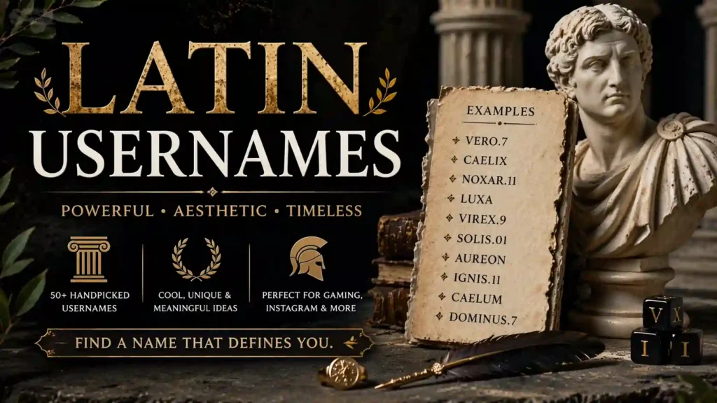 Best latin usernames