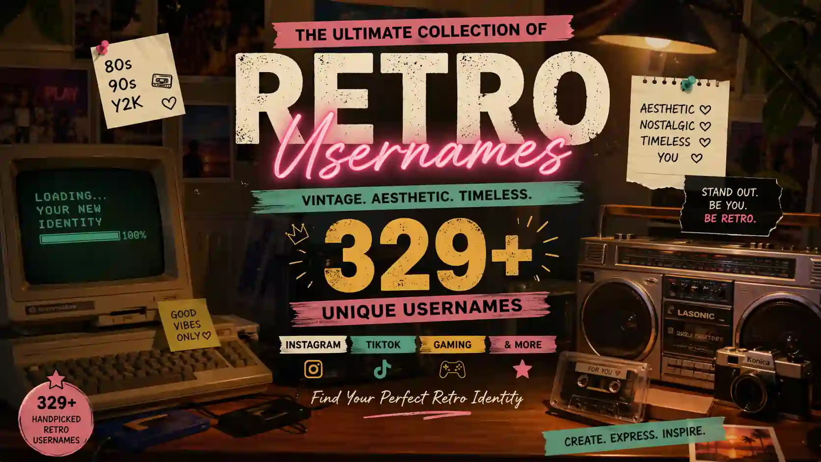 329+ retro usernames