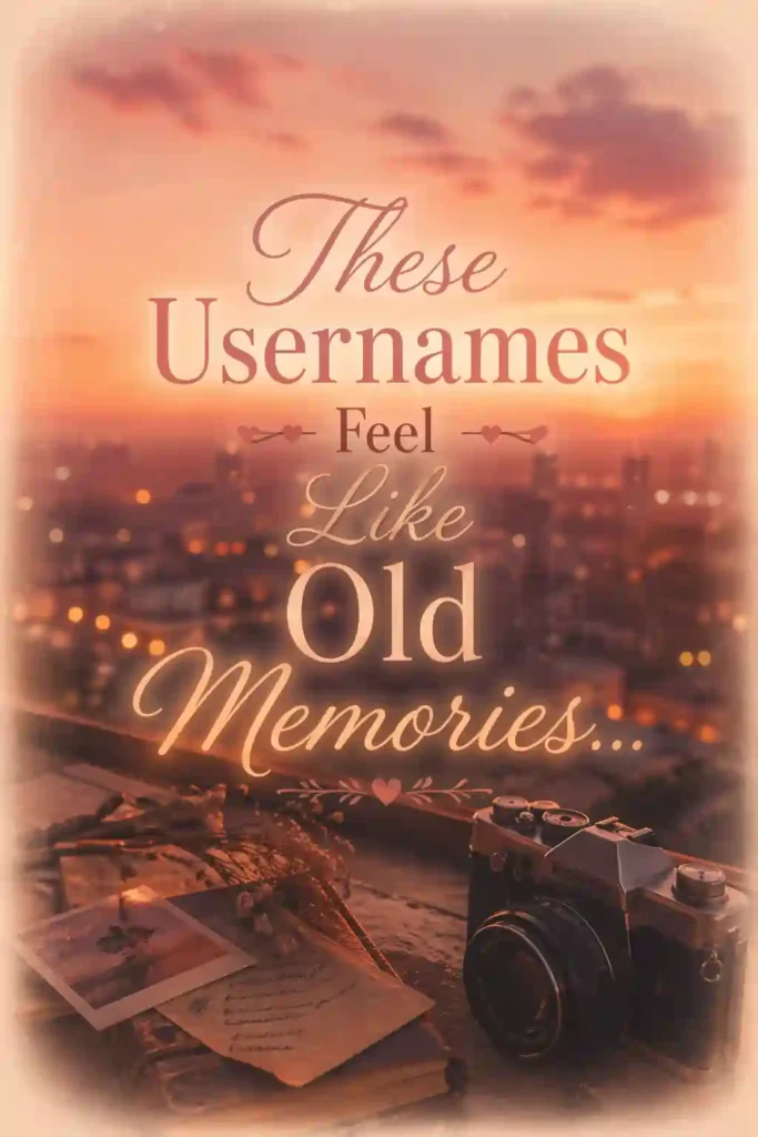 These retro usernames are just like old memories