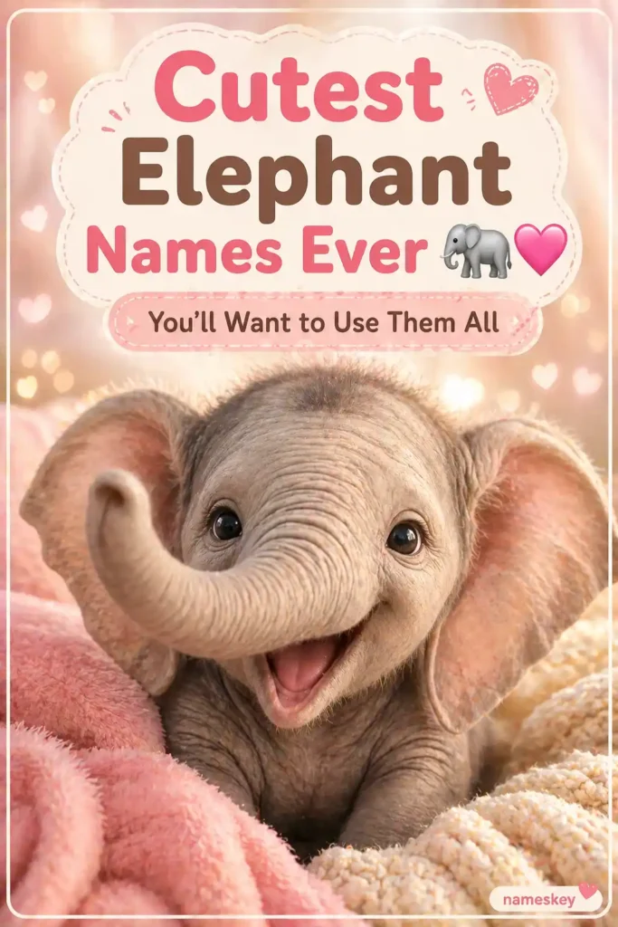 Cutest elephant names ever