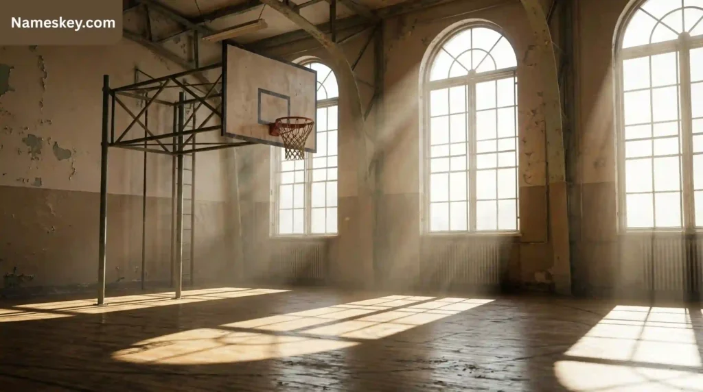 Basketball court for perfect basketball team names