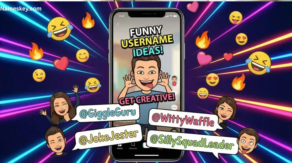 funny usernames crafted for tiktok
