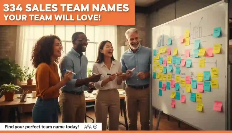 Ultimate guide to sales team names