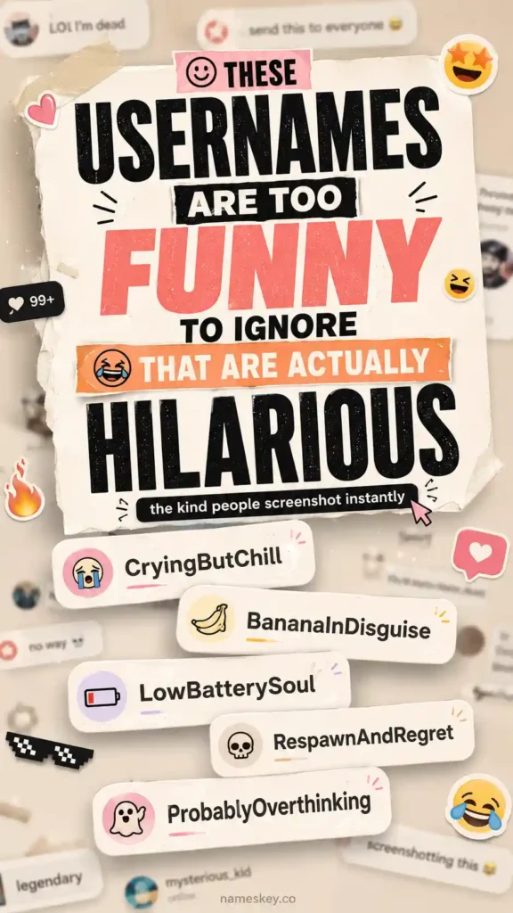 funny usernames for girls that are actually hilarious