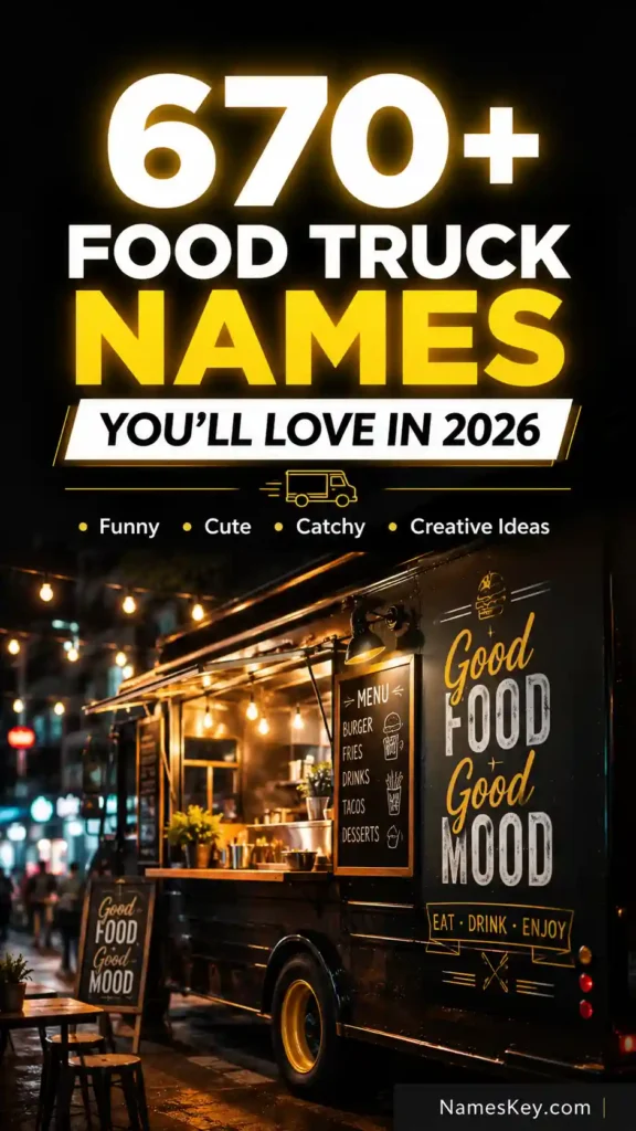 Food truck names you will love in 2026