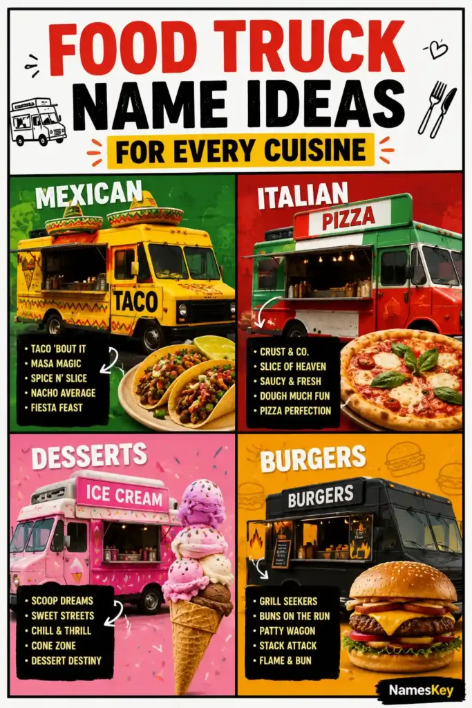 Food truck name ideas for every cuisine