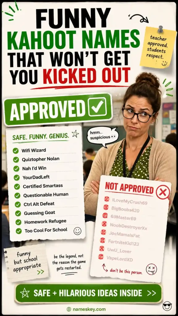 funny kahoot names that wont get you kicked out