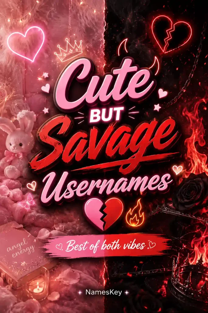 cute but savage usernames