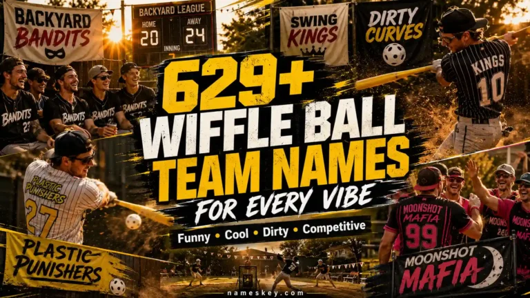 629+ Funny Wiffle Ball Team Names for Backyard Leagues and Tournaments