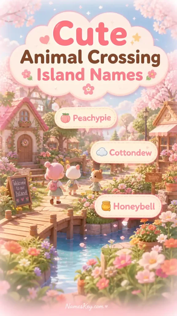 cute animal crossing island names
