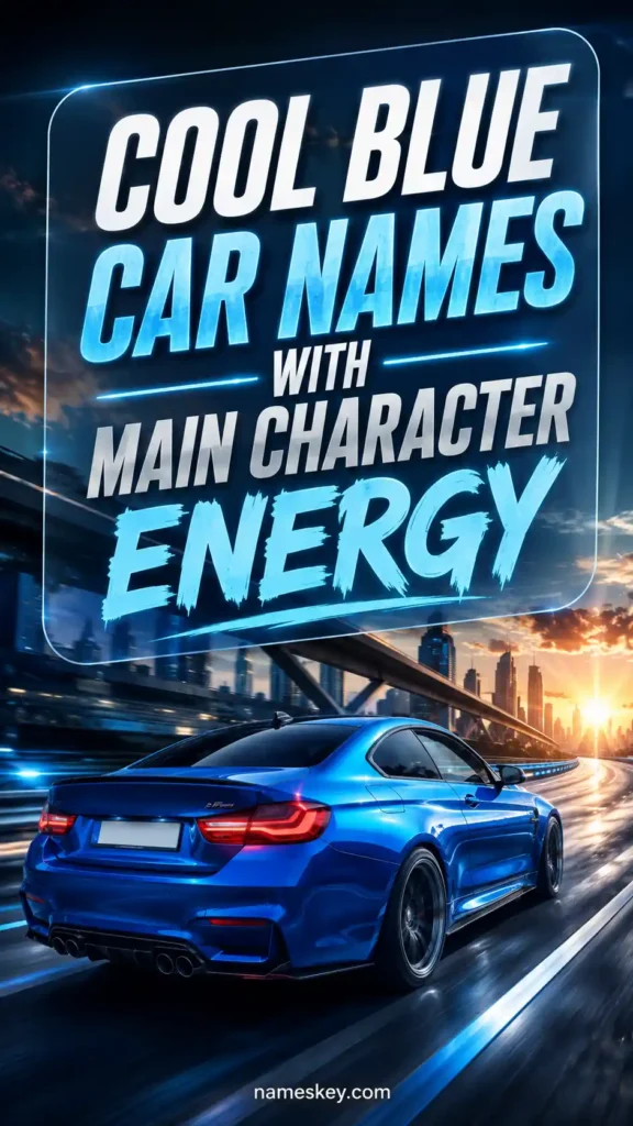 COOL BLUE CAR NAMES
