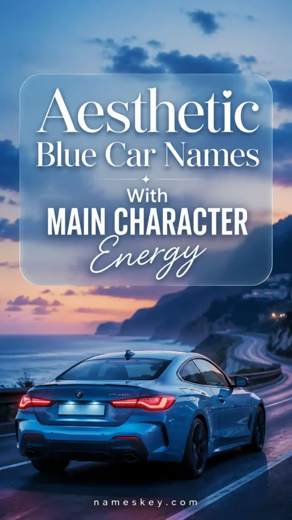 ocean inspired aesthetic blue car names