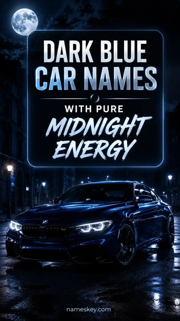 dark blue car names