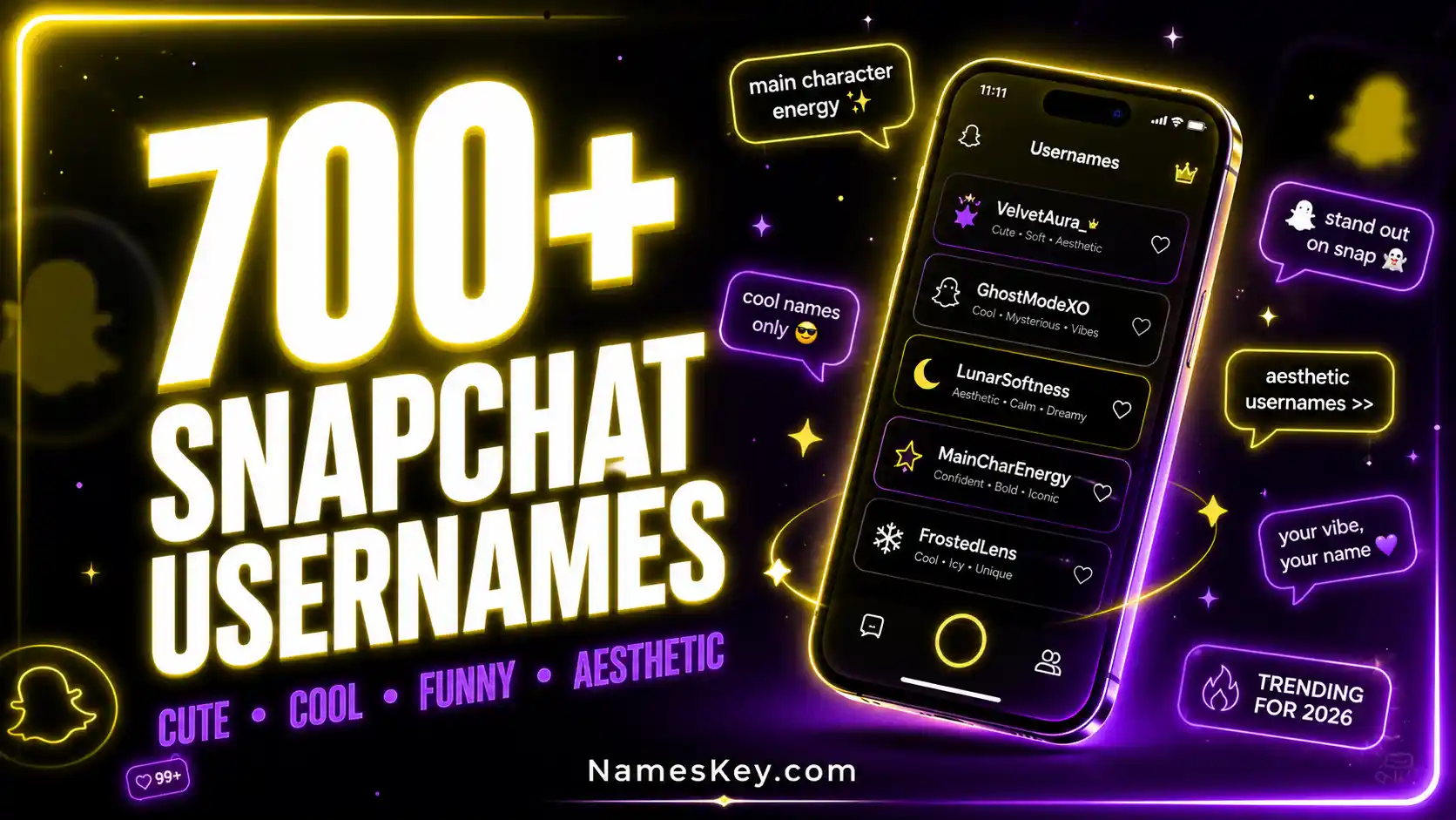 700+ snapchat usernames