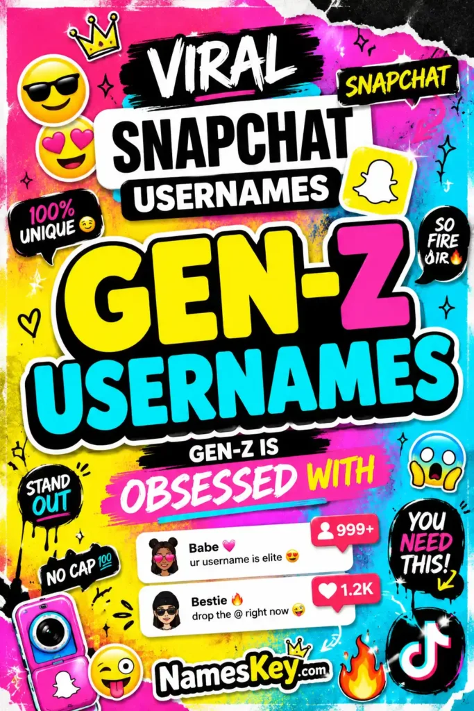 viral snapchat usernames for gen-z