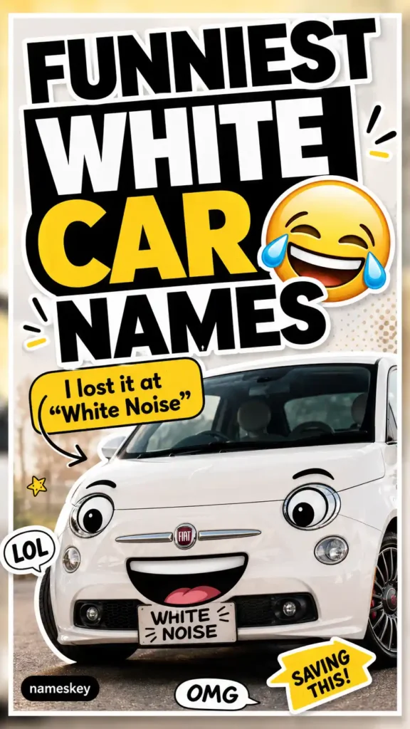 funniest white car names