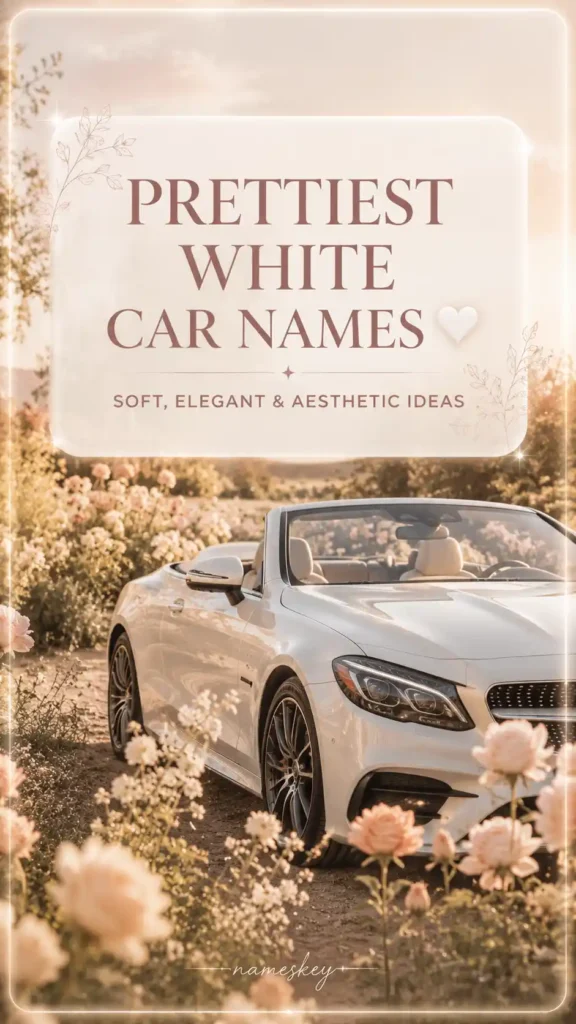prettiest white car names