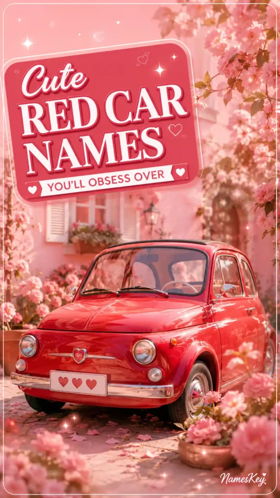 CUTE RED CAR NAMES