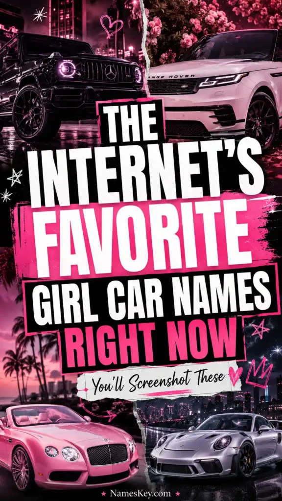 The internets favorite car names for girls