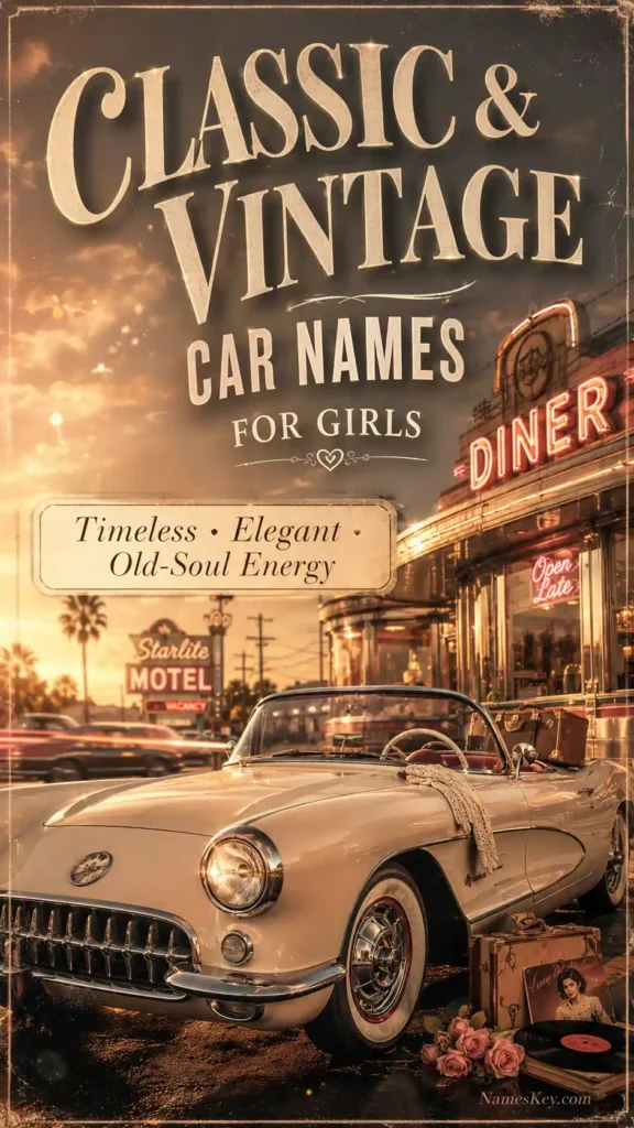 vintage girl car names