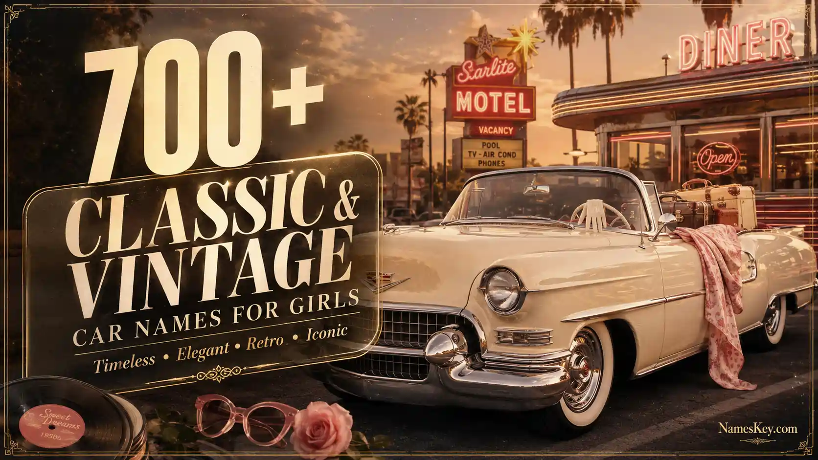700+ classic car names for girls