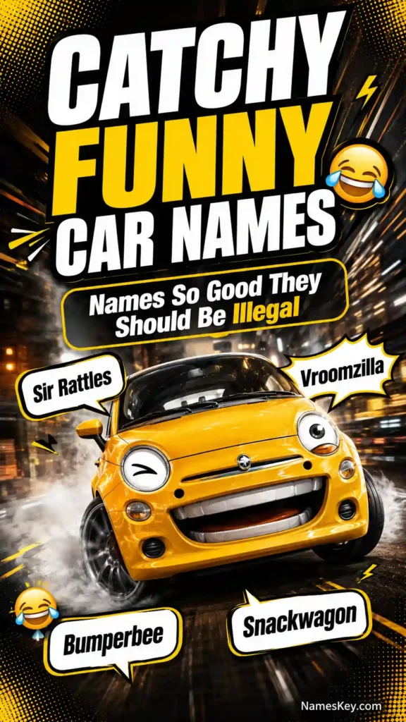 Catchy funny car names