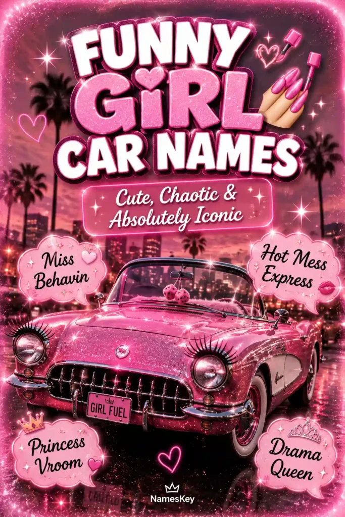 funny girl car names