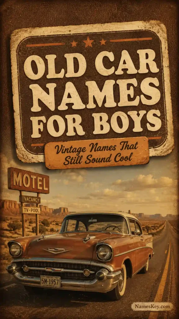 old car names for boys