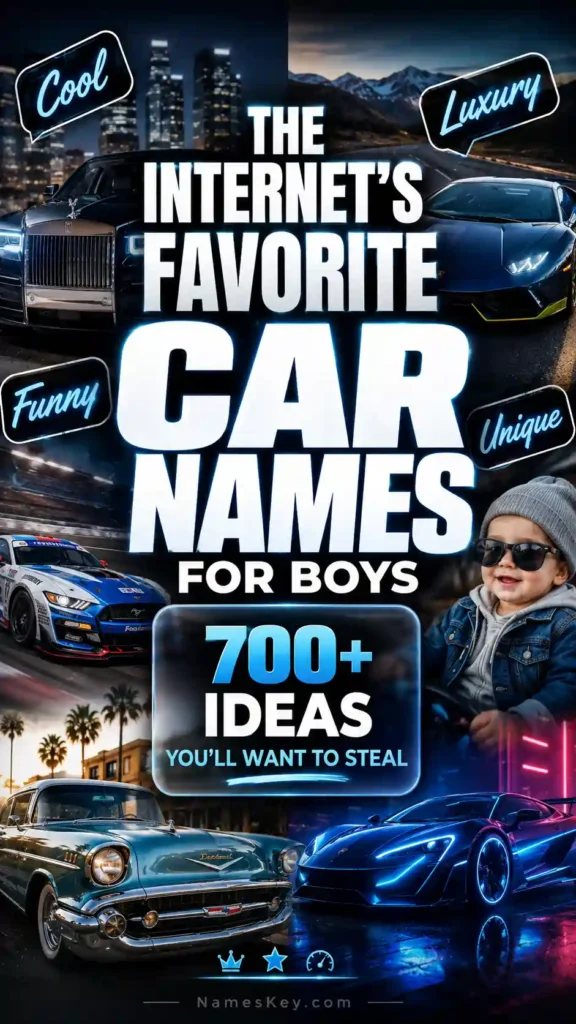 the internets favorite car names for boys