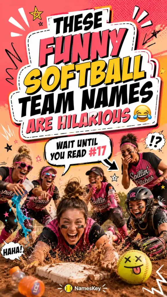 these funny softball team names are so hilarious