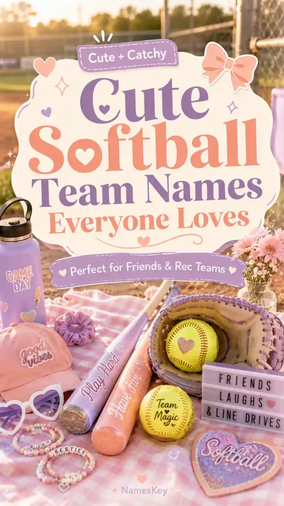 cute softball team names