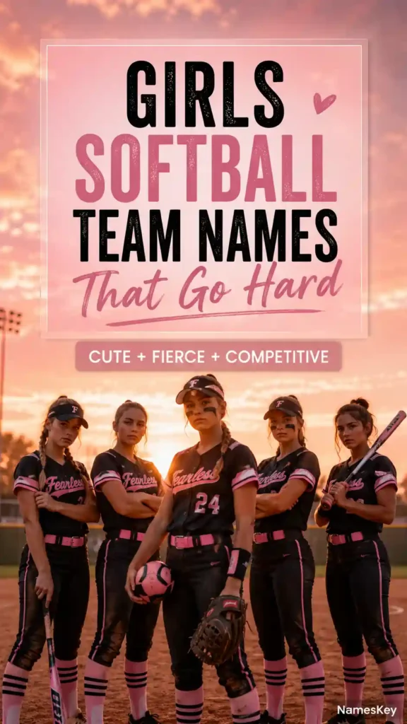 Softball girl names for girls