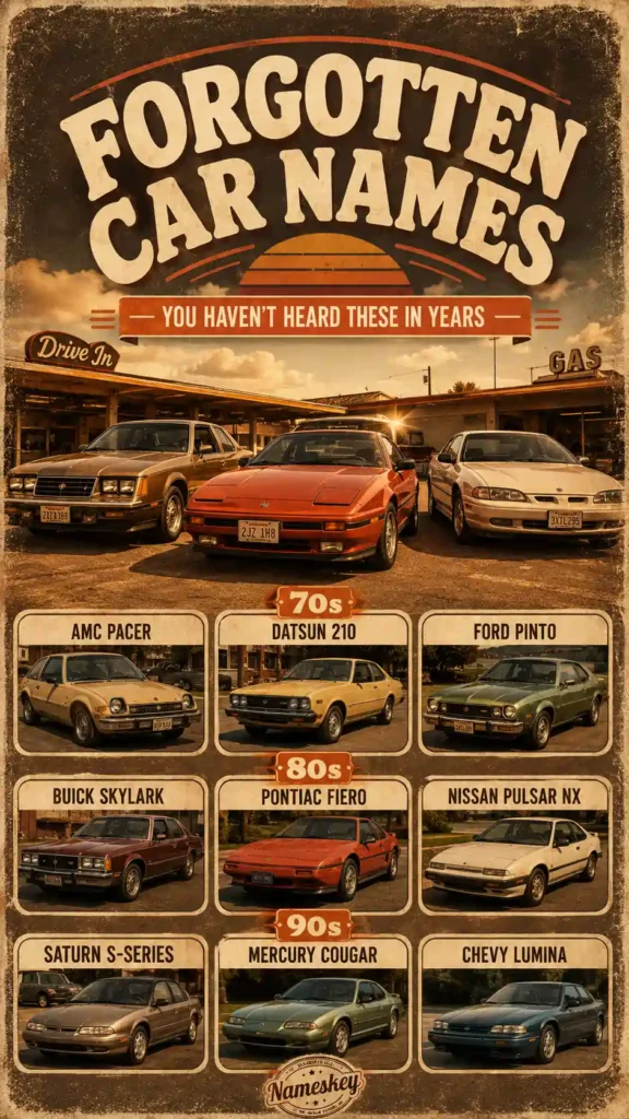 forgotten car names