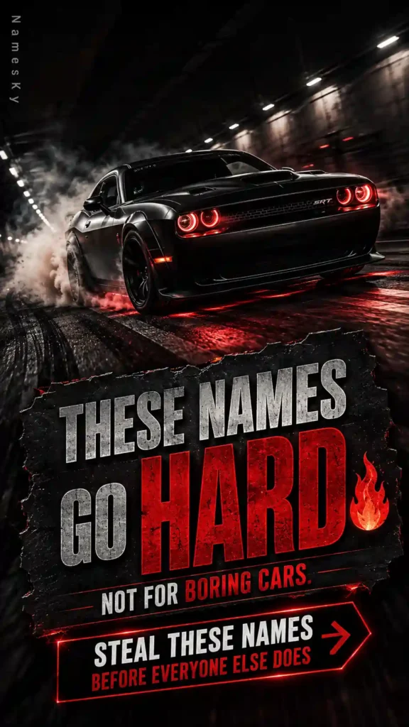 top cool car names