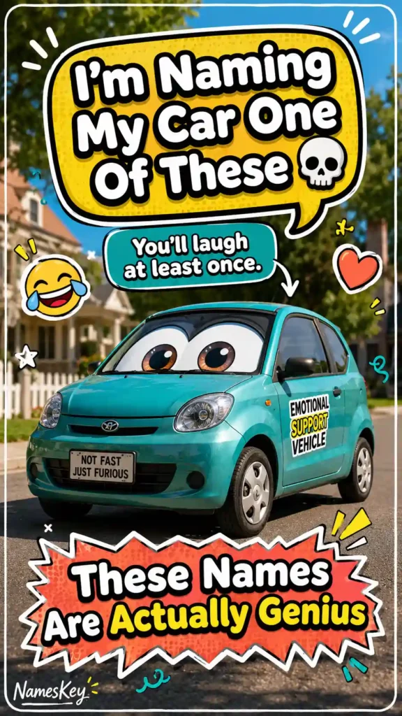 gender neutral funny car names