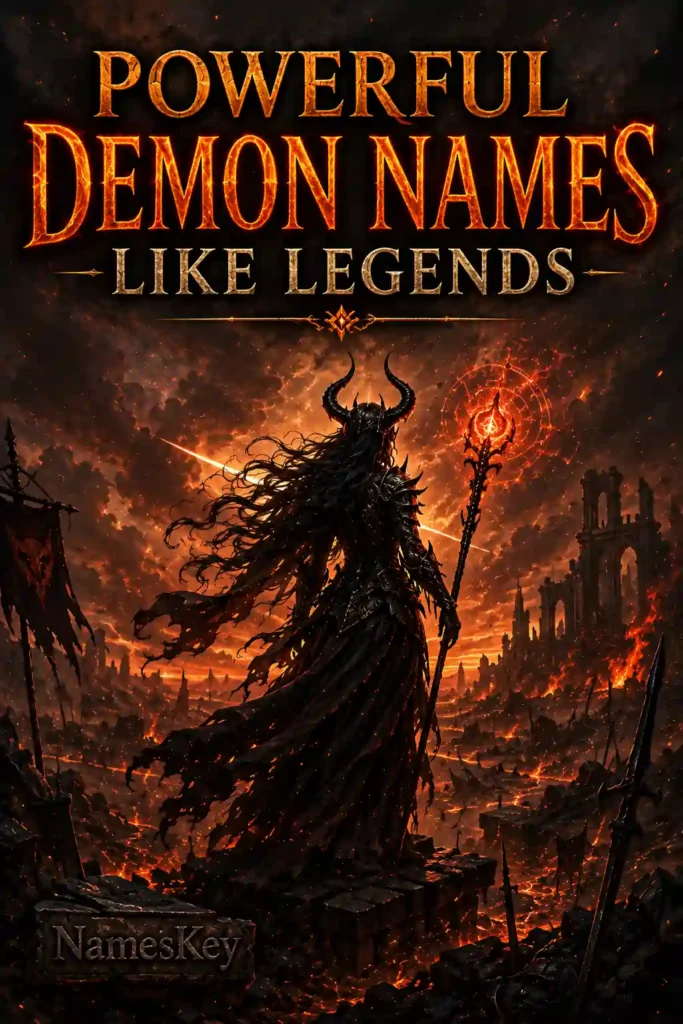 powerful demon names lik legends