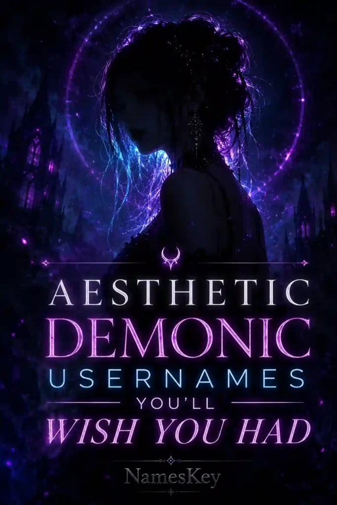 aesthetic demonic usernames you will wish you had