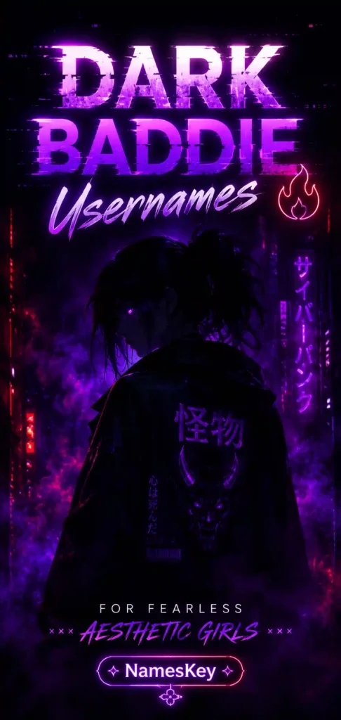 dark baddie usernames
