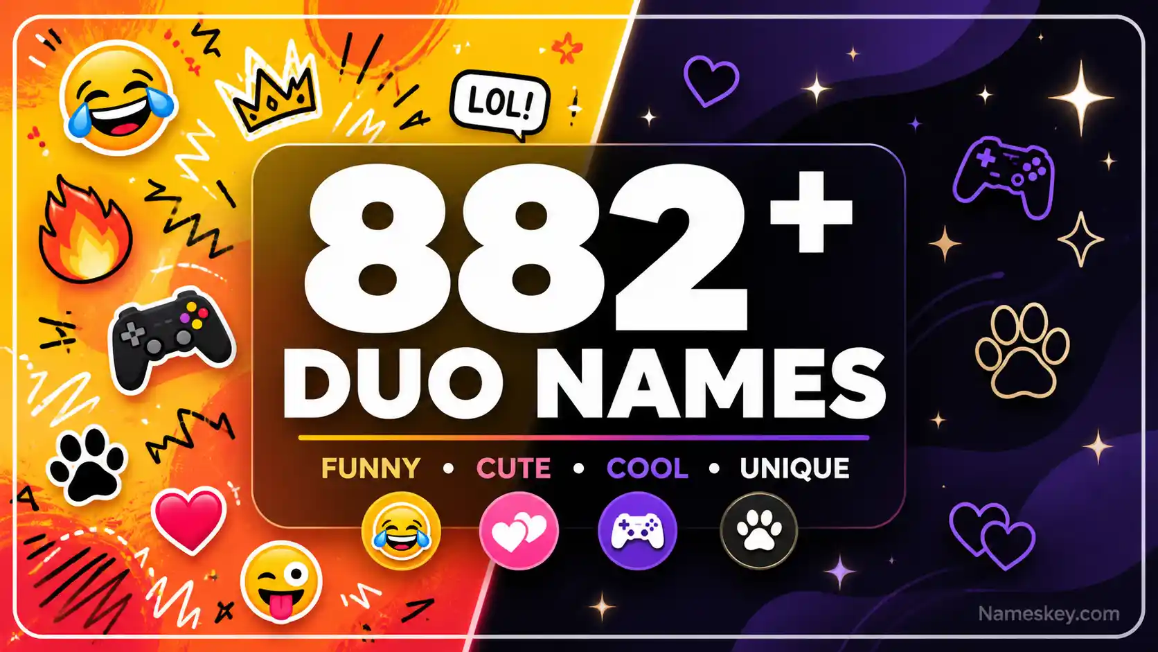 882+ duo names for a perfect pair