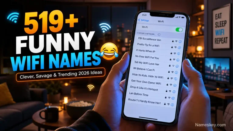 519+ funny wifi names that are clever, savage and trending