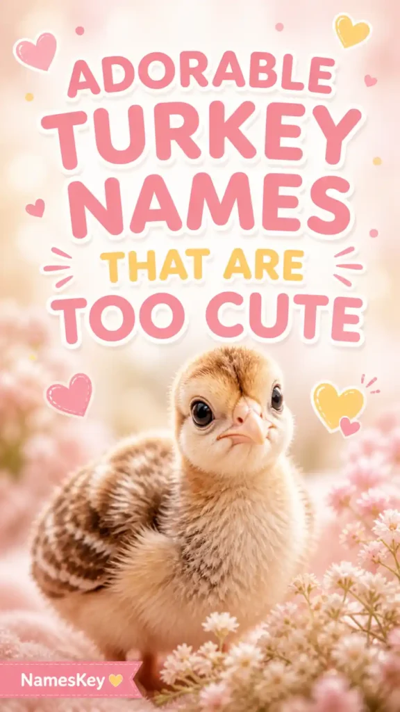 Adorable turkey names that are too cute