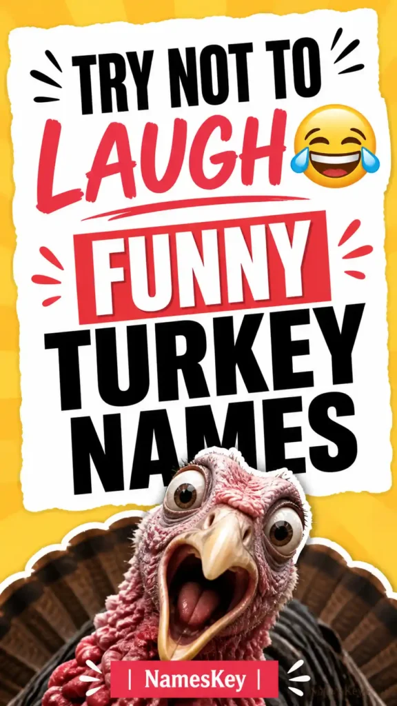 Try not to laugh funny turkey names