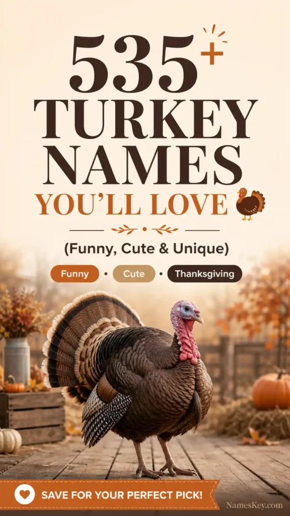 the ultimate list of turkey names you will love